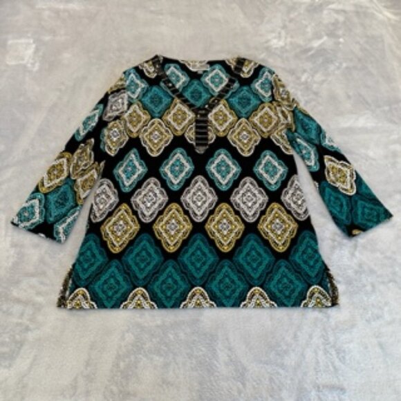 JM Collection Women's Top Medium - Picture 4 of 15